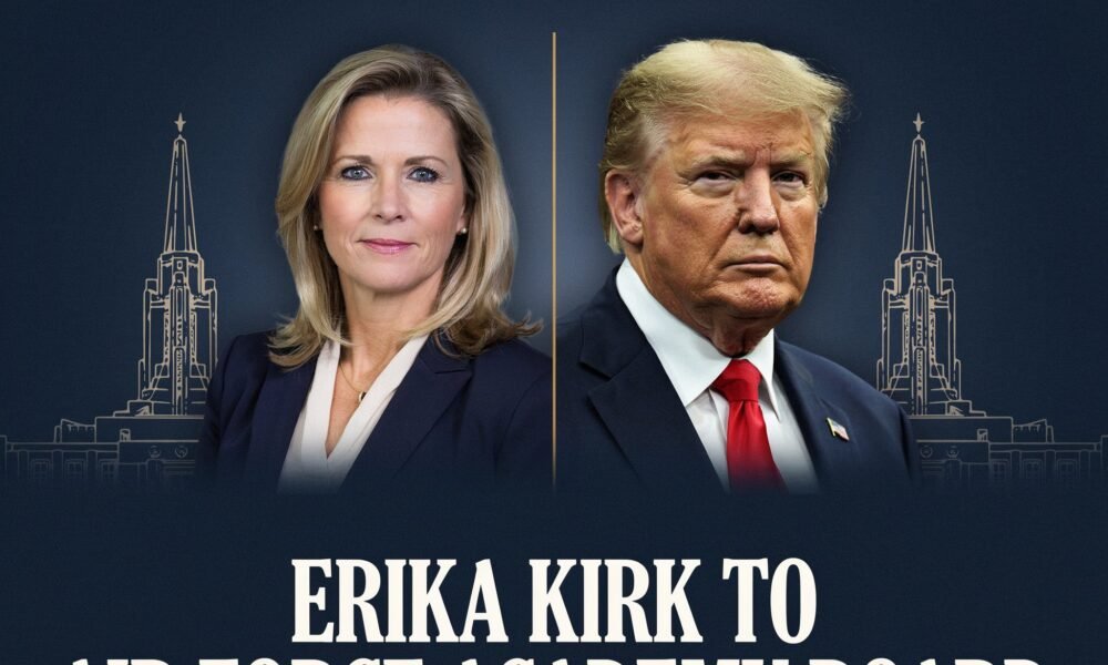 trump appoints erika kirk air force