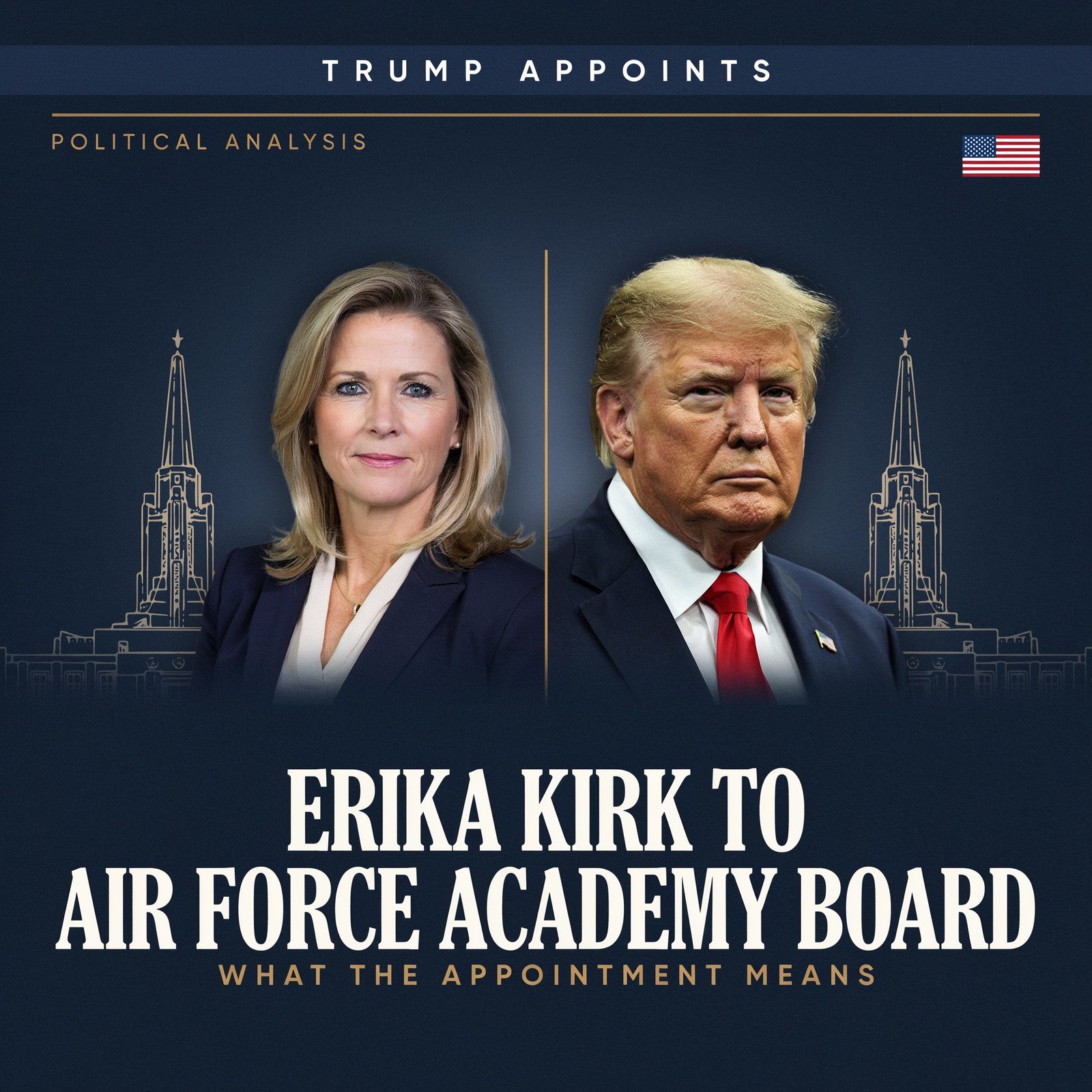 trump appoints erika kirk air force